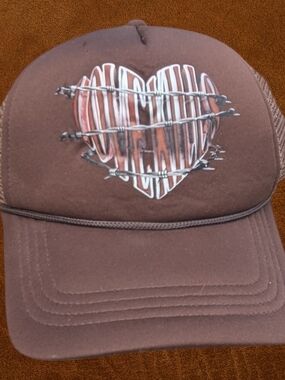 Brown Love Sick Trucker Snapback Hat